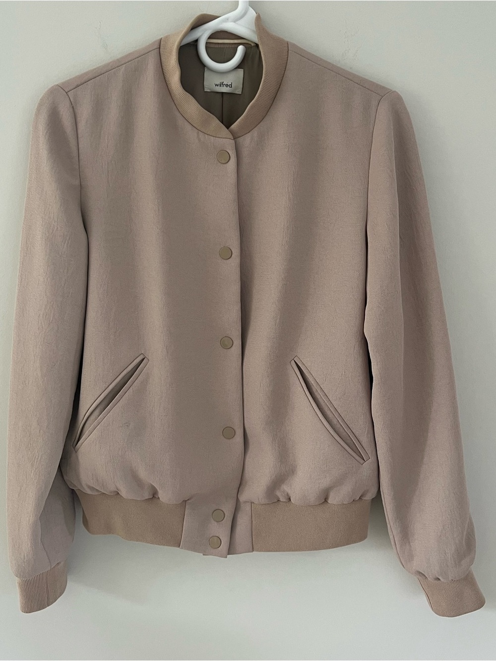 Aritzia Wilfred Poisson Bomber Jacket